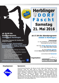 Festprogramm - Herblingen