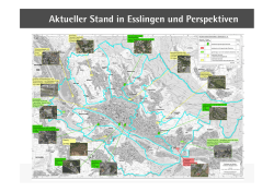Aktueller Stand in Esslingen und Perspektiven