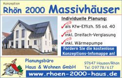 Rhön 2000 Massivhäuser Rhön 2000 Massivhäuser