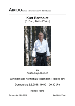 Kurt Bartholet - Aikido Sursee