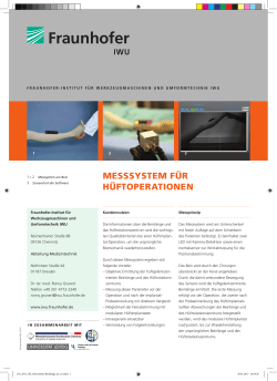 Infoblatt Messsystem Beinl&auml;nge [PDF 0.8 MB] - Fraunhofer