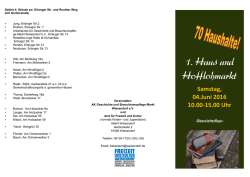 Haus- und Hofflohmarkt 2016
