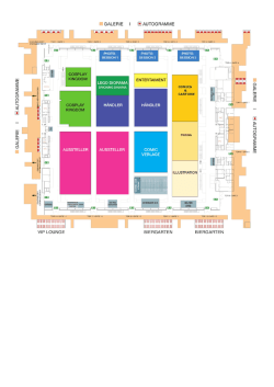 Hallenplan - Comic Con Germany