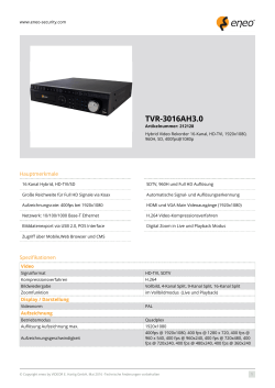TVR-3016AH3.0 - Videotronic Nord GmbH