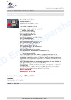 LED Strahler 70 Watt