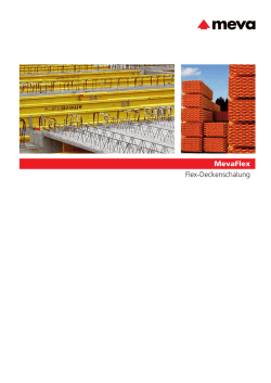 MevaFlex Flex-Deckenschalung