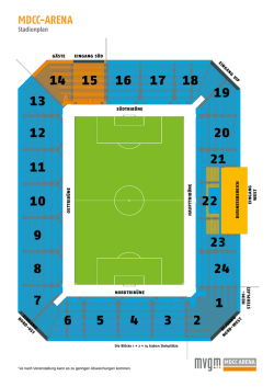Stadionplan MDCC