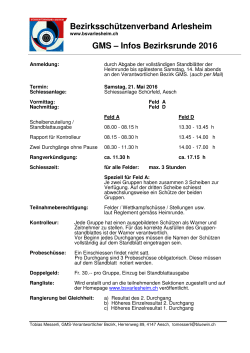 Bezirksschützenverband Arlesheim GMS – Infos