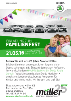 familienfest - Autohaus Müller