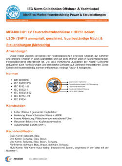 IEC Norm Caledonian Offshore & Yachtkabel