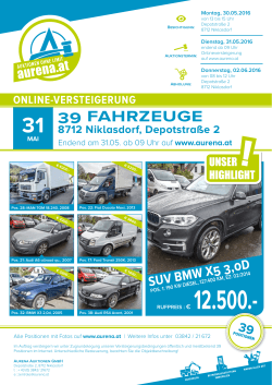 39 fahrzeuge - Aurena Auktionen GmbH