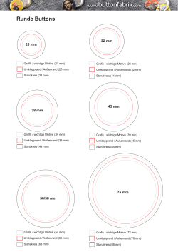 Standskizze runde Buttons