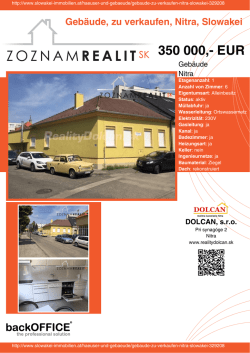 Druck - Immobilien der Slowakei