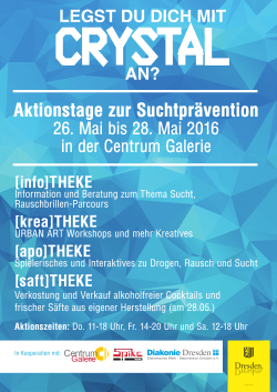 Information und Beratung zum Thema Sucht, Rauschbrillen