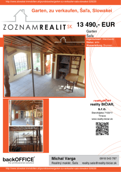 Druck - Immobilien der Slowakei