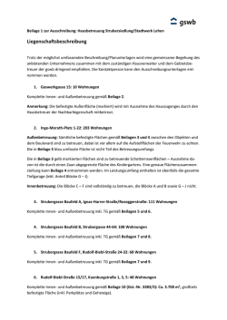 Liegenschaftsbeschreibung