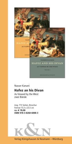 Hafez an his Divan