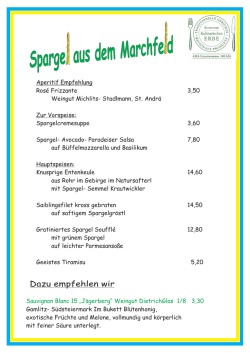 Spezial Spargel