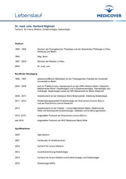 Dr. med. univ. Gerhard Stiglmair