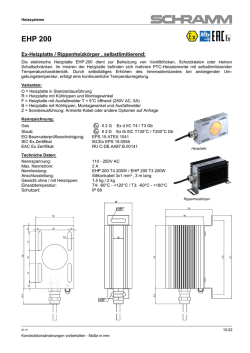EHP 200 - Schramm GmbH