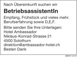 BetriebsassistentIn