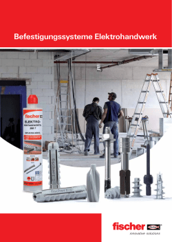 fischer Befestigungssysteme Elektrohandwerk