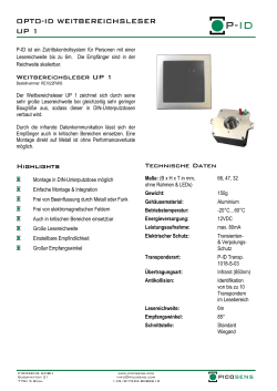 P-ID Leser UP - OPTO-ID