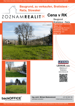 Druck - Immobilien der Slowakei