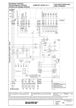 ACP E3FC-2P0CA-001 KMS TP200/001 Schaltplan ACExC0 Wiring
