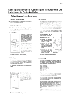 Eignungskriterien f&uuml;r die Ausbildung von Instruktorinnen und