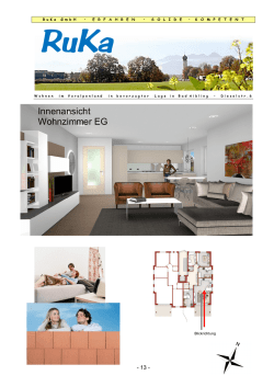Innenansicht Wohnzimmer EG