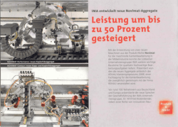 IMA entwickelt neue Novimat-Aggregate