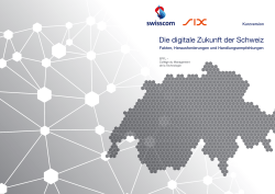 Die digitale Zukunft der Schweiz