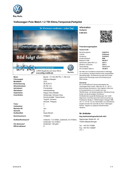 PDF erzeugen - Volkswagen