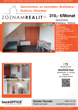 Druck - Immobilien der Slowakei