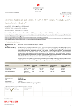 Express-Zertifikat auf EURO STOXX 50® Index, NIKKEI