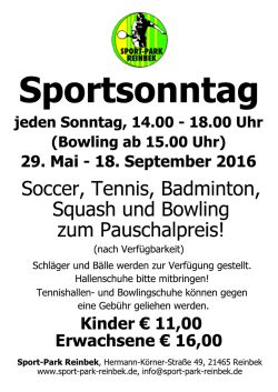 HIER - Bowling-Center Reinbek