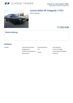 Lancia Delta HF Integrale (1990) 17.555 EUR