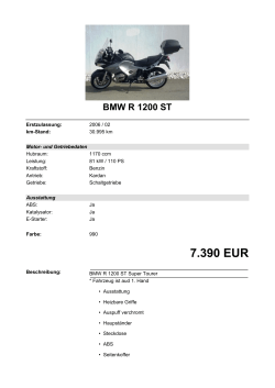 Detailansicht BMW R 1200 ST