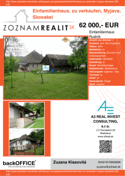 Druck - Immobilien der Slowakei