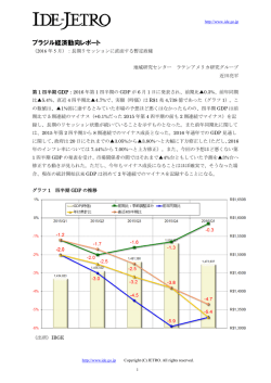 ブラジル経済動向レポート