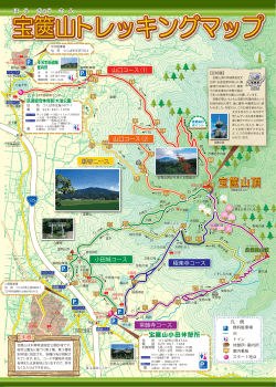 宝篋山トレッキングマップ