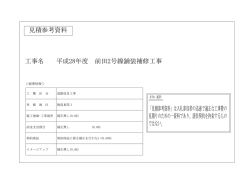 前田2号線舗装補修工事(見積もり参考資料).