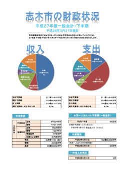 （平成27年度一般会計・平成28年3月31日現在） [493KB pdfファイル]