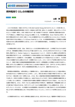 記事全文（PDF） - NPO法人 国際環境経済研究所｜International