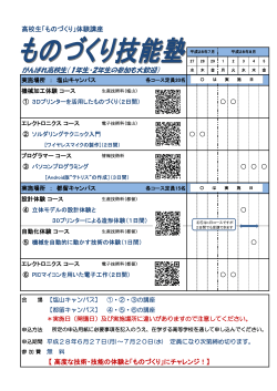 がんばれ高校生（1年生・2年生の参加も大歓迎）