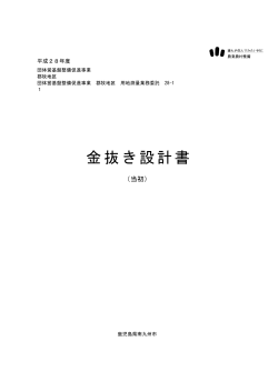 金抜き設計書