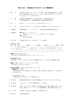 開催要項 - 倉吉市