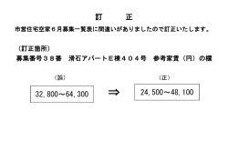 訂 正 32,800～64,300 24,500～48,100