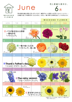 6月WEFチラシ（カレンダー）2016.5.31